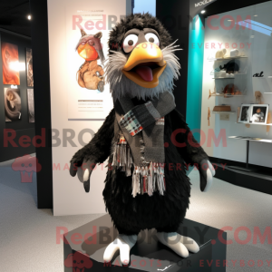 Black Kiwi mascot costume...