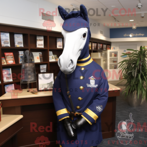 Postava maskota Navy Horse...