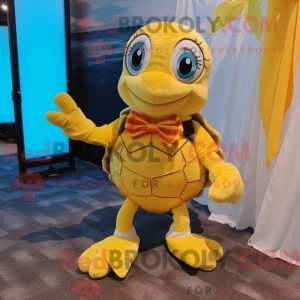 Yellow Sea Turtle mascot...