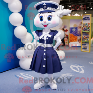 Navy Candy mascot costume...