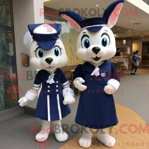 Navy Candy mascot costume...