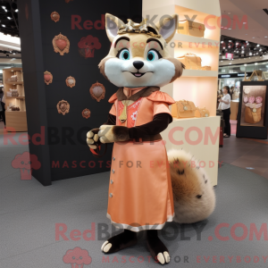 Peach Marten Maskottchen...