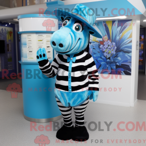Figura de máscara de zebra...