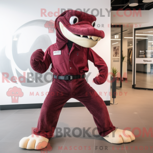 Maroon Titanoboa mascot...