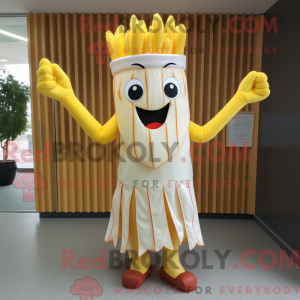 Cream French Fries mascot...