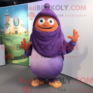 Purple Shakshuka mascot...