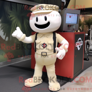 Cream Cherry mascot costume...