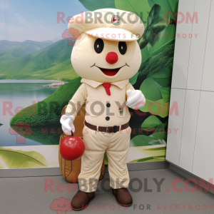 Cream Cherry mascot costume...