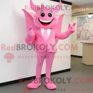 Pink Tooth Fairy mascot...