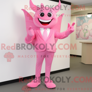 Postava maskota Pink Tooth...