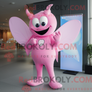 Pink Tooth Fairy maskot...