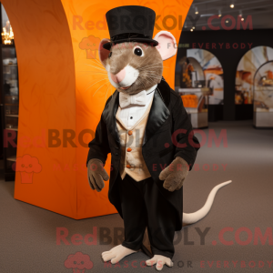 Rust Rat mascottekostuum...