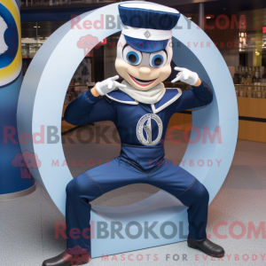 Navy Contortionist maskot...