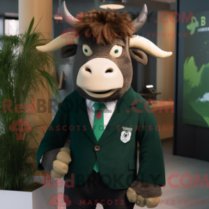 Forest Green Yak mascot...