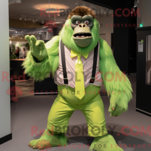 Limegrønn...
