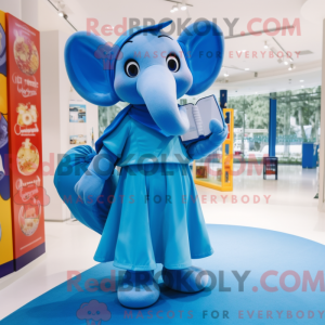 Blue Elephant maskot...