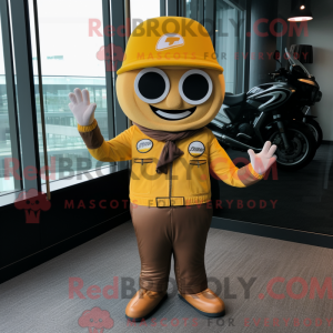 Yellow Pho mascot costume...