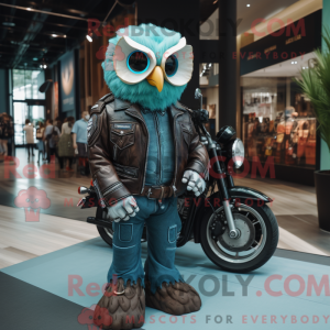 Postava maskota Teal Owl...