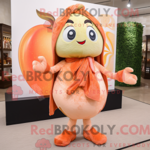 Maskottchenkostüm Peach...