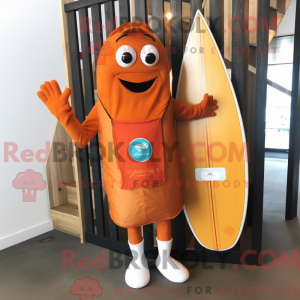 Orange Surfbrett...