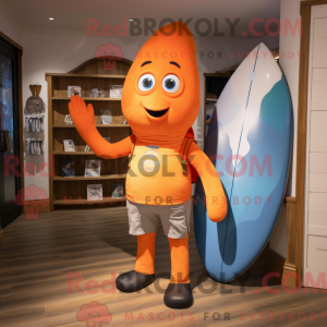 Orange Surfboard maskot...