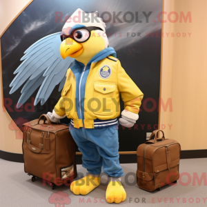 Lemon Yellow Blue Jay...