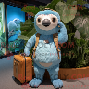 Cyan Faultier Maskottchen...