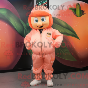 Costume mascotte de Peach...