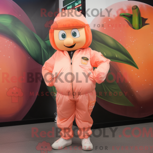 Peach Commando Maskottchen...