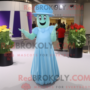 Sky Blue Celery mascot...