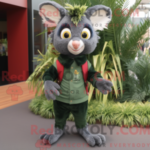 Forest Green Aye-Aye maskot...