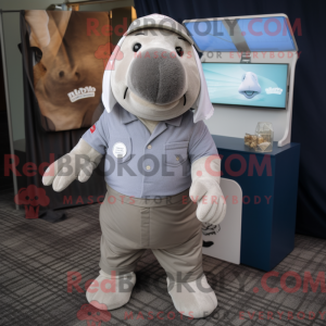 Silver Walrus mascot...