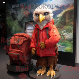 Red Haast S Eagle maskot...