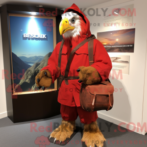 Red Haast S Eagle maskot...