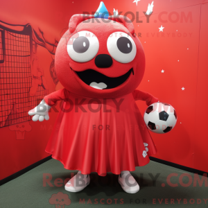 Maskotdraktfigur Red Soccer...