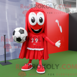 Red Soccer Goal...