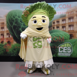 Beżowy Caesar Salat maskot...