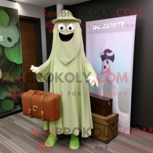 Olive Ghost mascottekostuum...