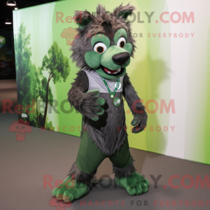 Forest Green Hyæne maskot...