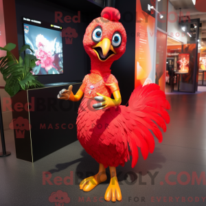 Maskottchenkostüm Roter...