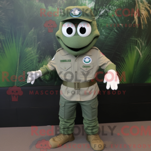 Olive Marine Recon mascot...