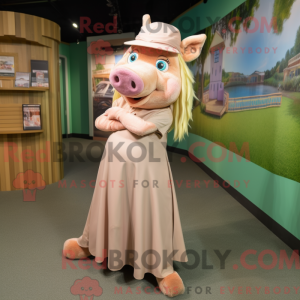 Figura de máscara de porco...
