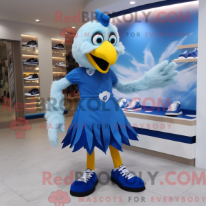 Blue Eagle mascot costume...
