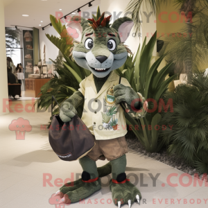 Olive Chupacabra mascot...