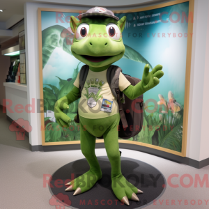 Olive Chupacabra mascot...