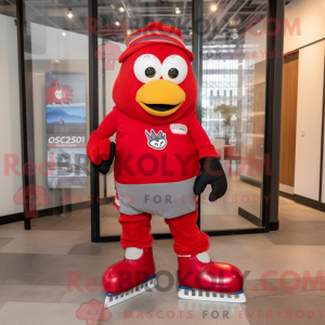 Maskottchenkostüm Rotes...