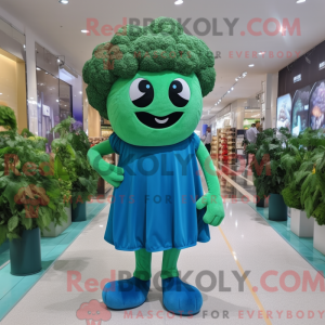 Cyan Broccoli mascot...