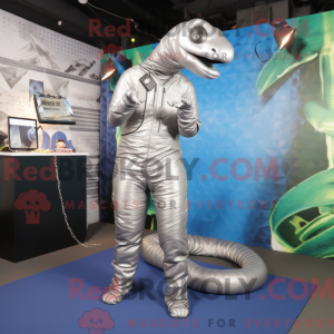 Silver Titanoboa mascot...