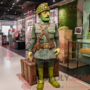 Olive Roman Soldier mascot...