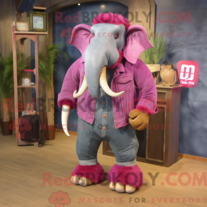 Magenta Mammoth mascot...